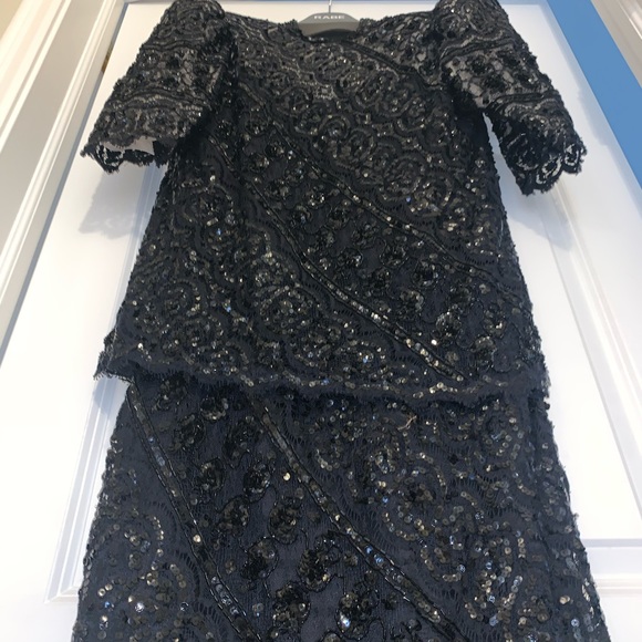 Vintage Designer Black Sequin Dress - Picture 5 of 5